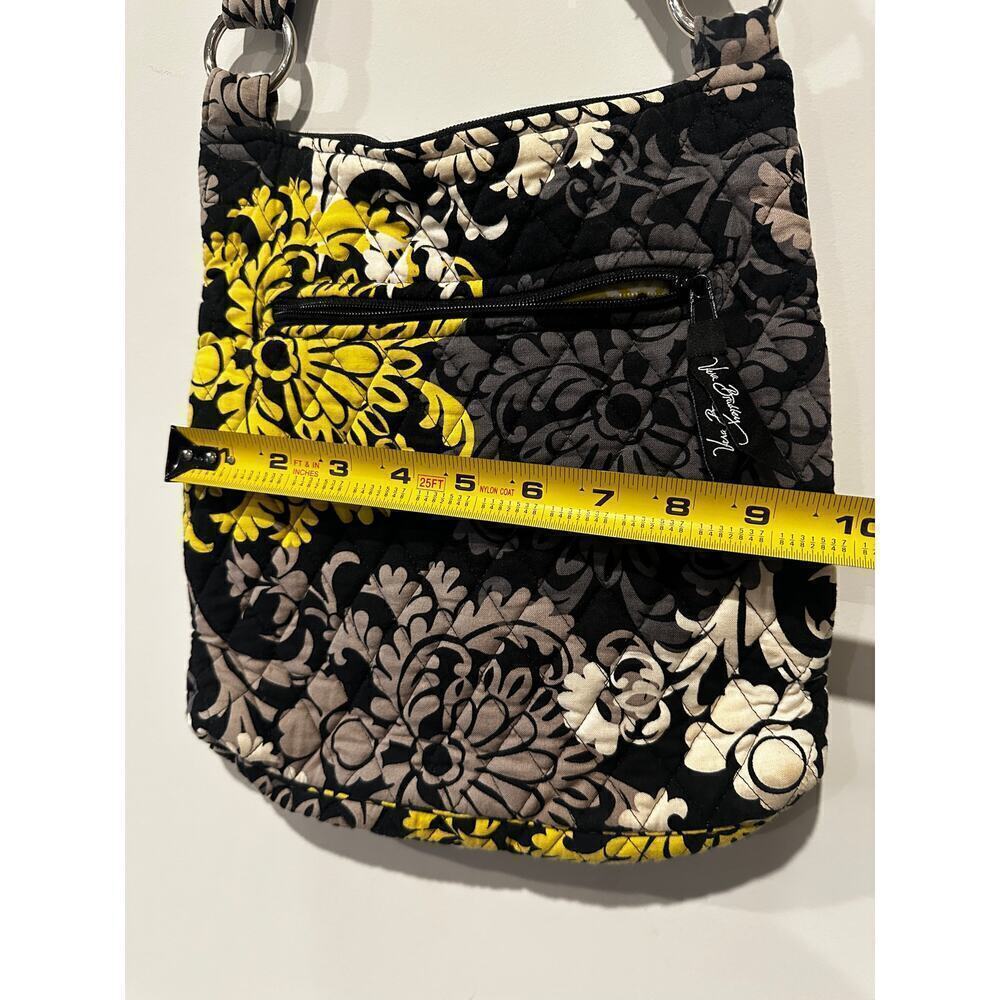 Vera Bradley Quilted Crossbody Purse Paisley Baroque Boho Classic Black Bag - Picture 6 of 9